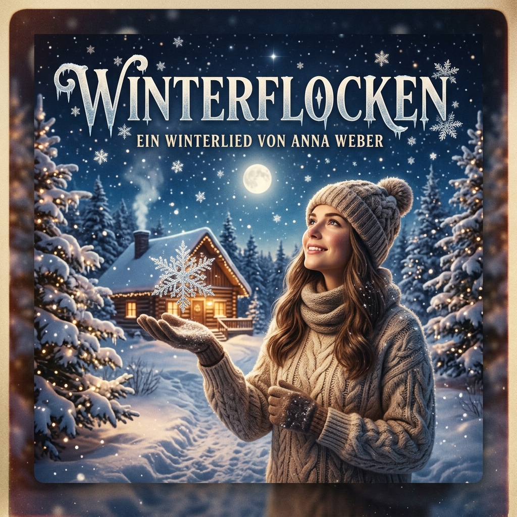 Winterflocken fallen