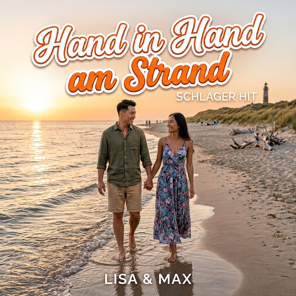Hand in Hand am Strand